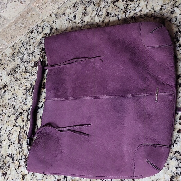 Rebecca Minkoff Purple Suede Hobo Bag - Picture 3 of 13